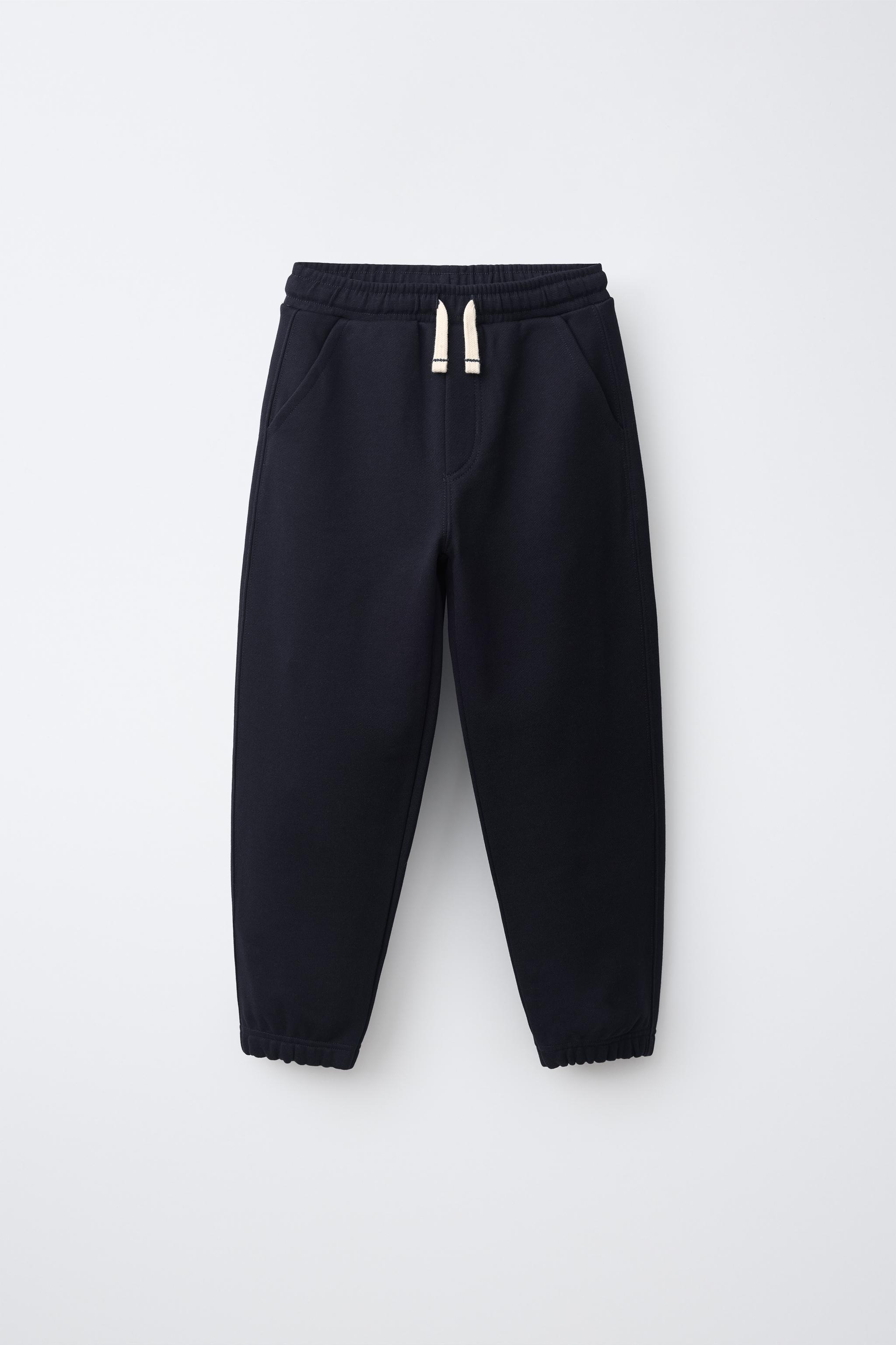 0FR. PARIS X ZARA EMBROIDERED TEXT JOGGER PANTS